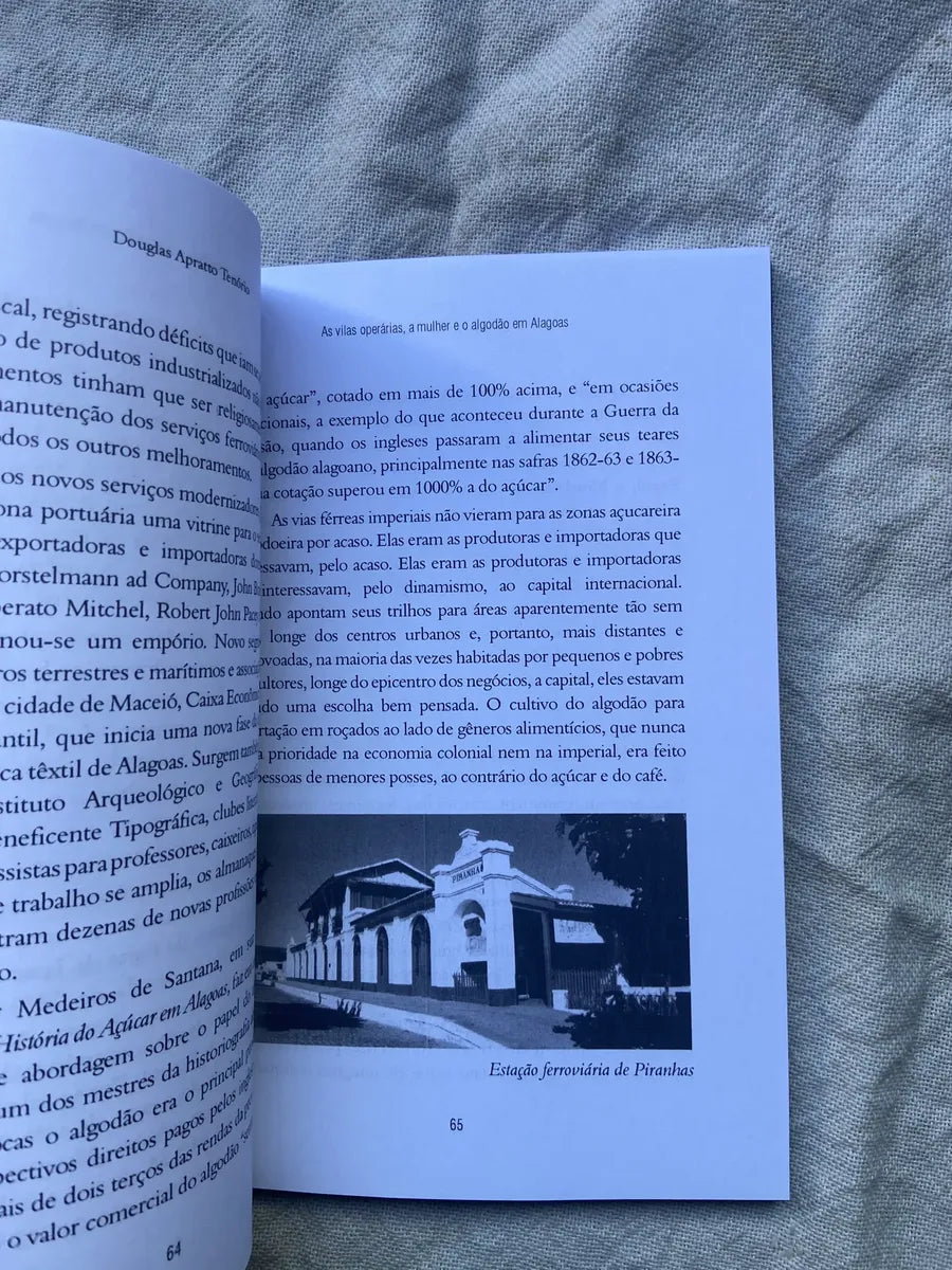 Livro As Vilas Operárias À Mulher E O Algodão Em Alagoas (Usado)
