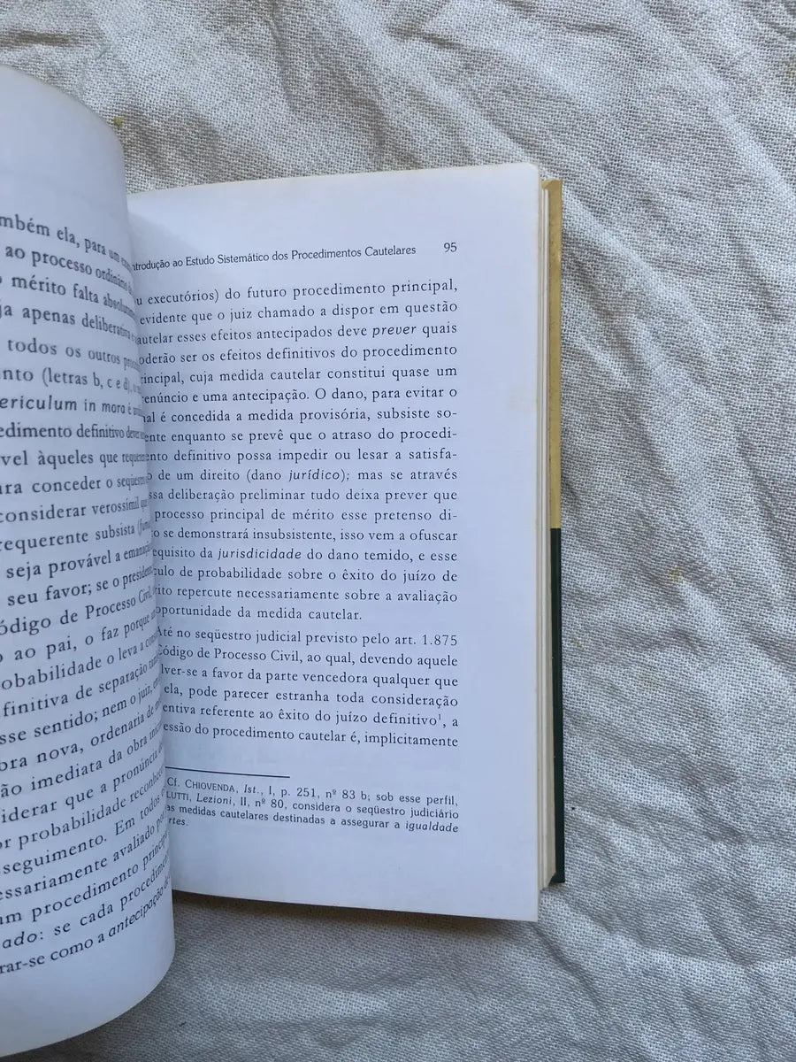 Livro Introdução Ao Estudo Sistemático Dos Procedimentos (Usado)