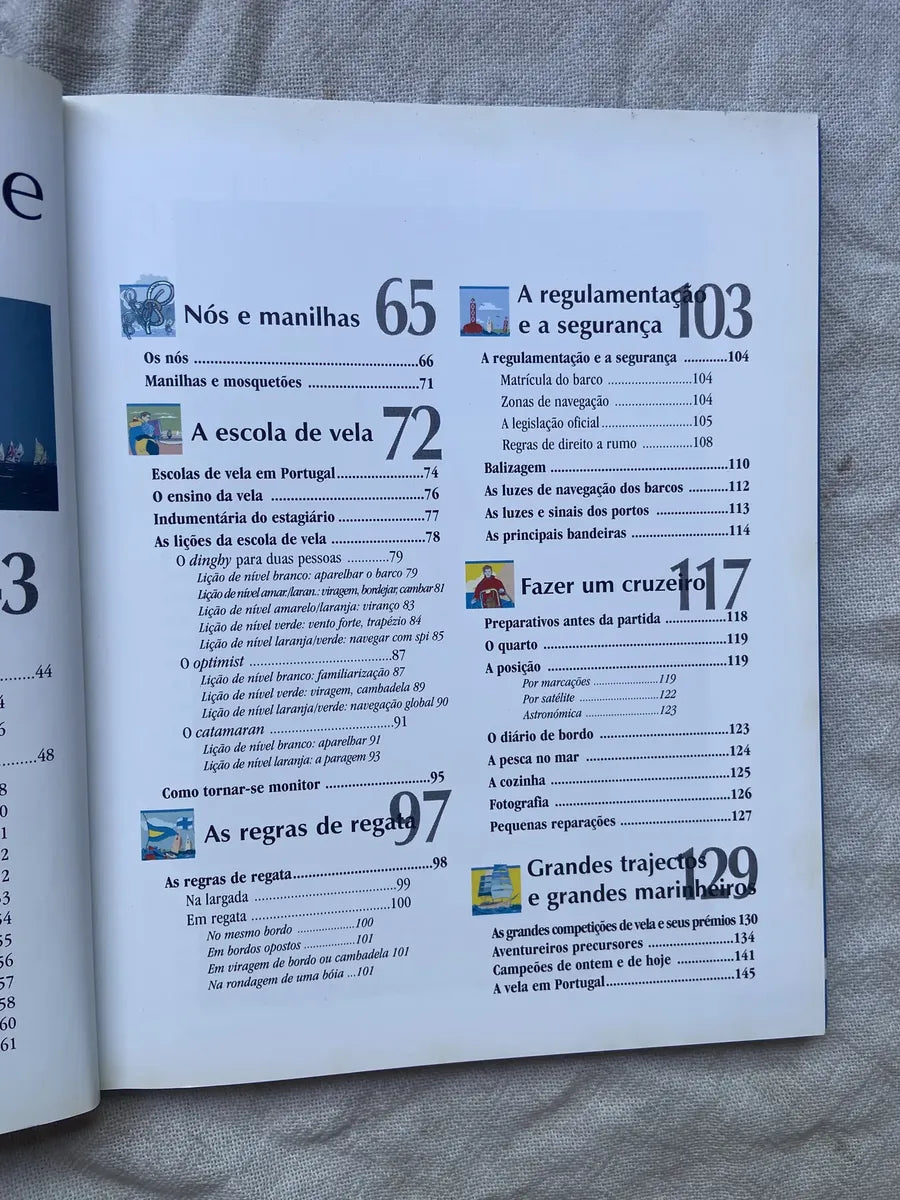 Livro A Vela A Tradição A Técnica A Competição 1 Edição 2000 (Usado)