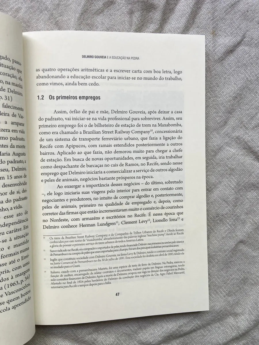 Livro Delmiro Gouveia E A Educação Na Pedra 3 Edição 2015 (Usado)