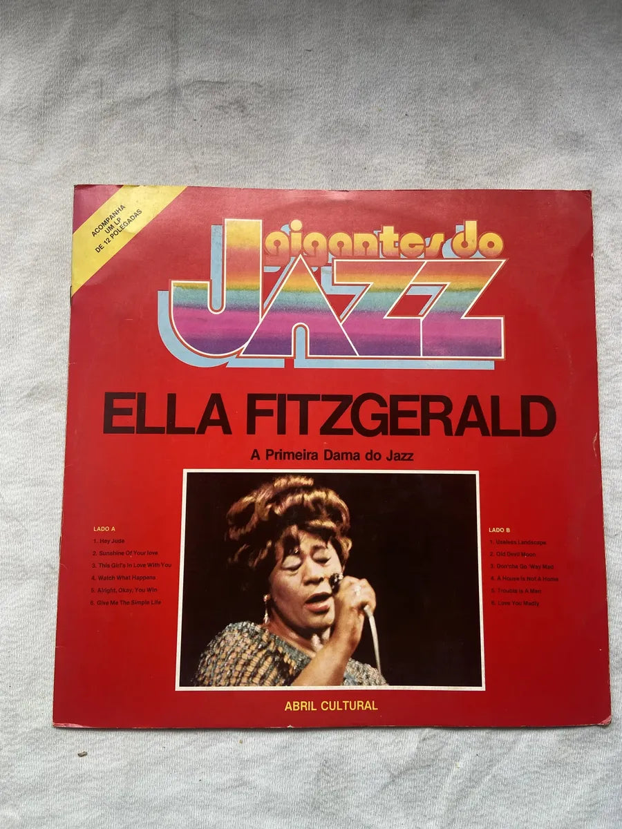 Lp Gigantes Do Jazz Ella Fitzgerald À Primeira Dama Do Jazz (Usado)