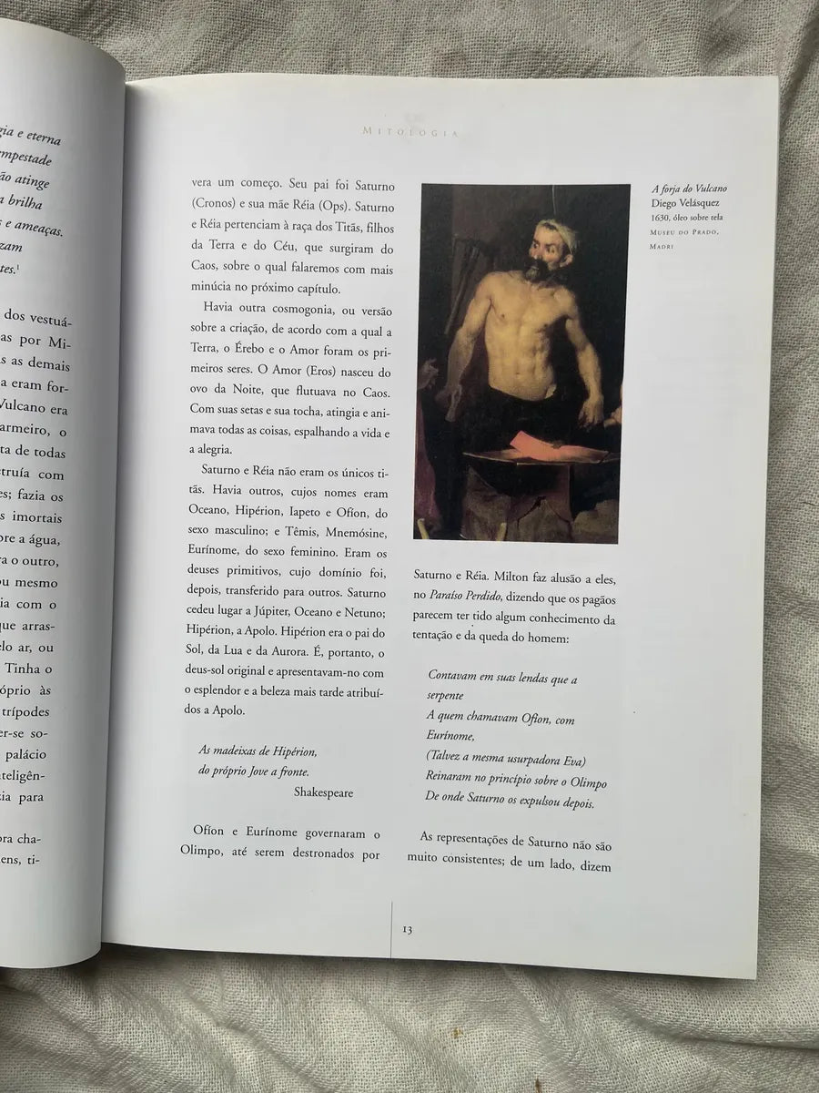 O Livro De Ouro Da Mitologia História De Deuses E Heróis (Usado)