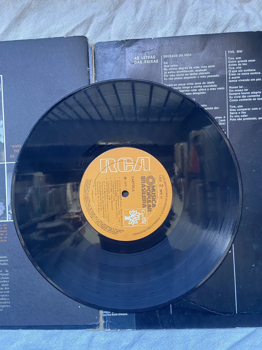 Lp Cartola Nelson Cavaquinho História Da Música Popular 1970 (Usado)