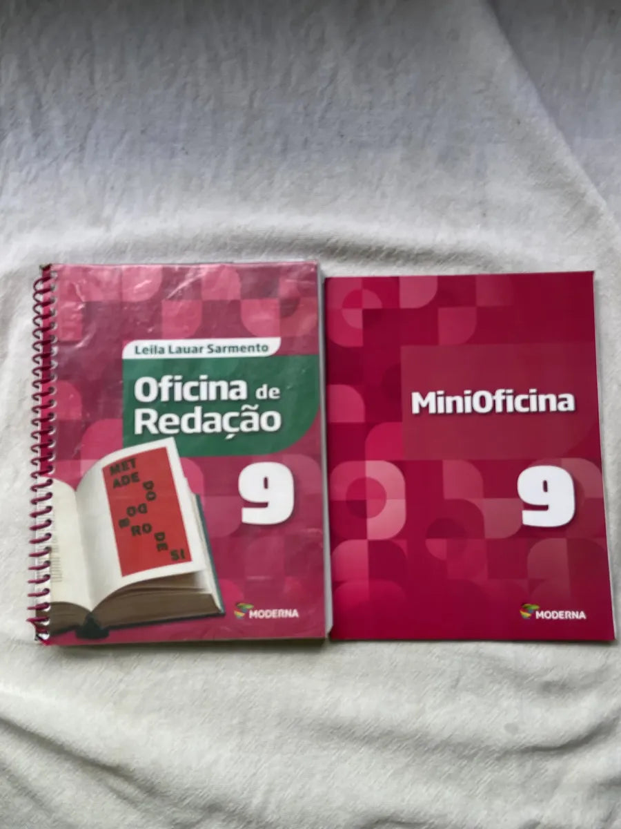 Livro Oficina De Redação 9 Box 2 Livros 5 Edição 2016 (Usado)