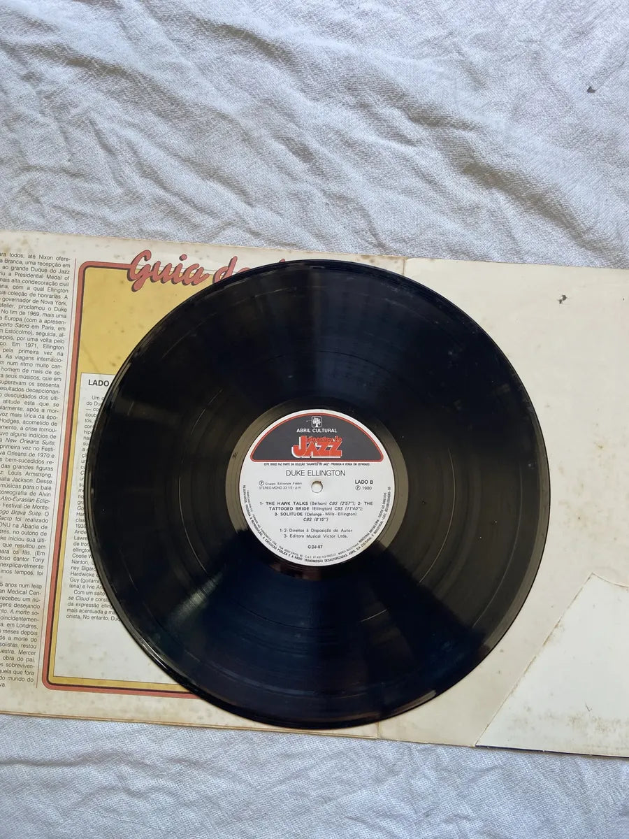 Lp Duke Ellington O Duque Do Jazz Col Gigantes Do Jazz 1980 (Usado)