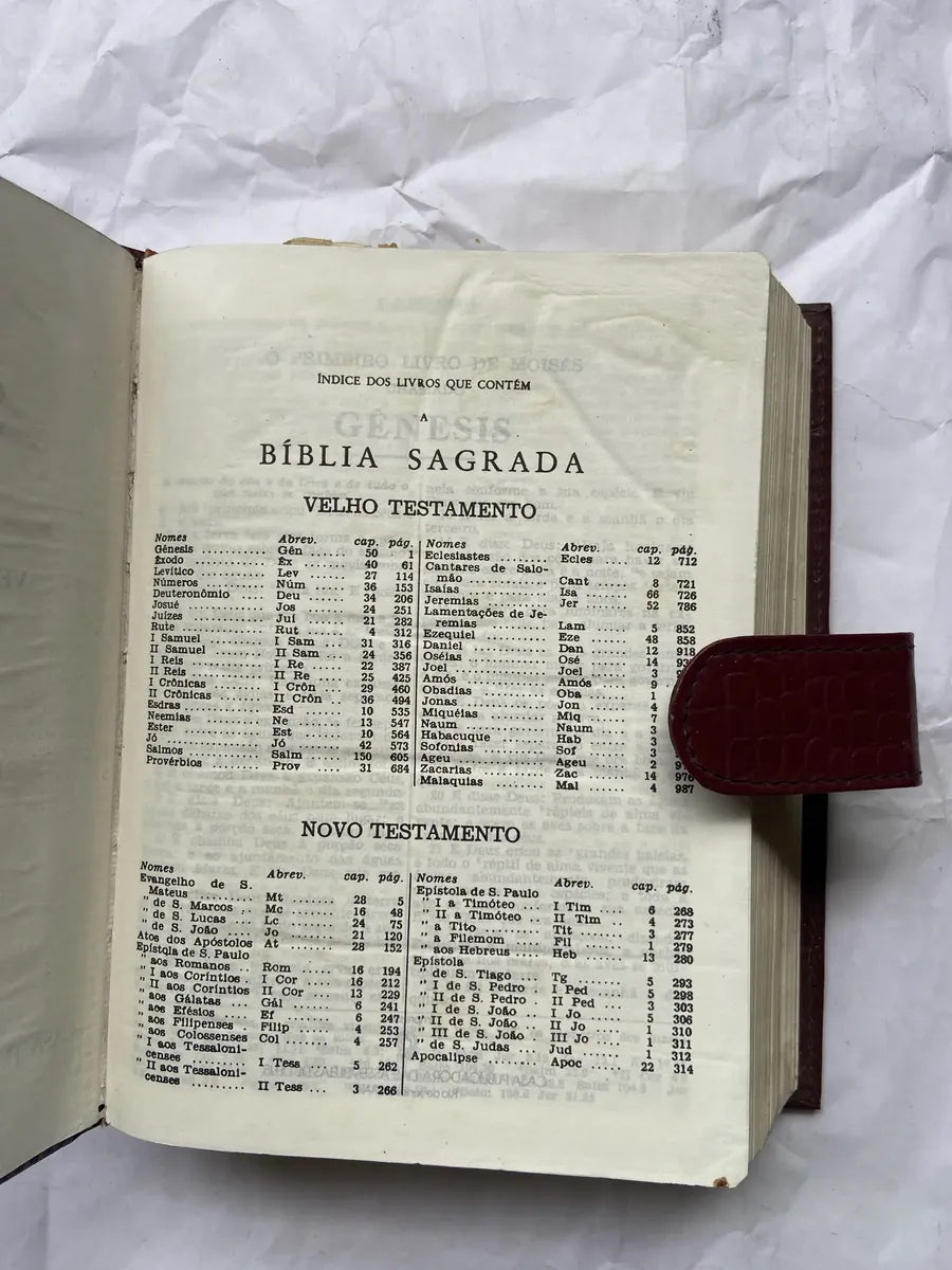 Livro Bíblia Sagrada E Harpa Coedição De 1987 (Usado)