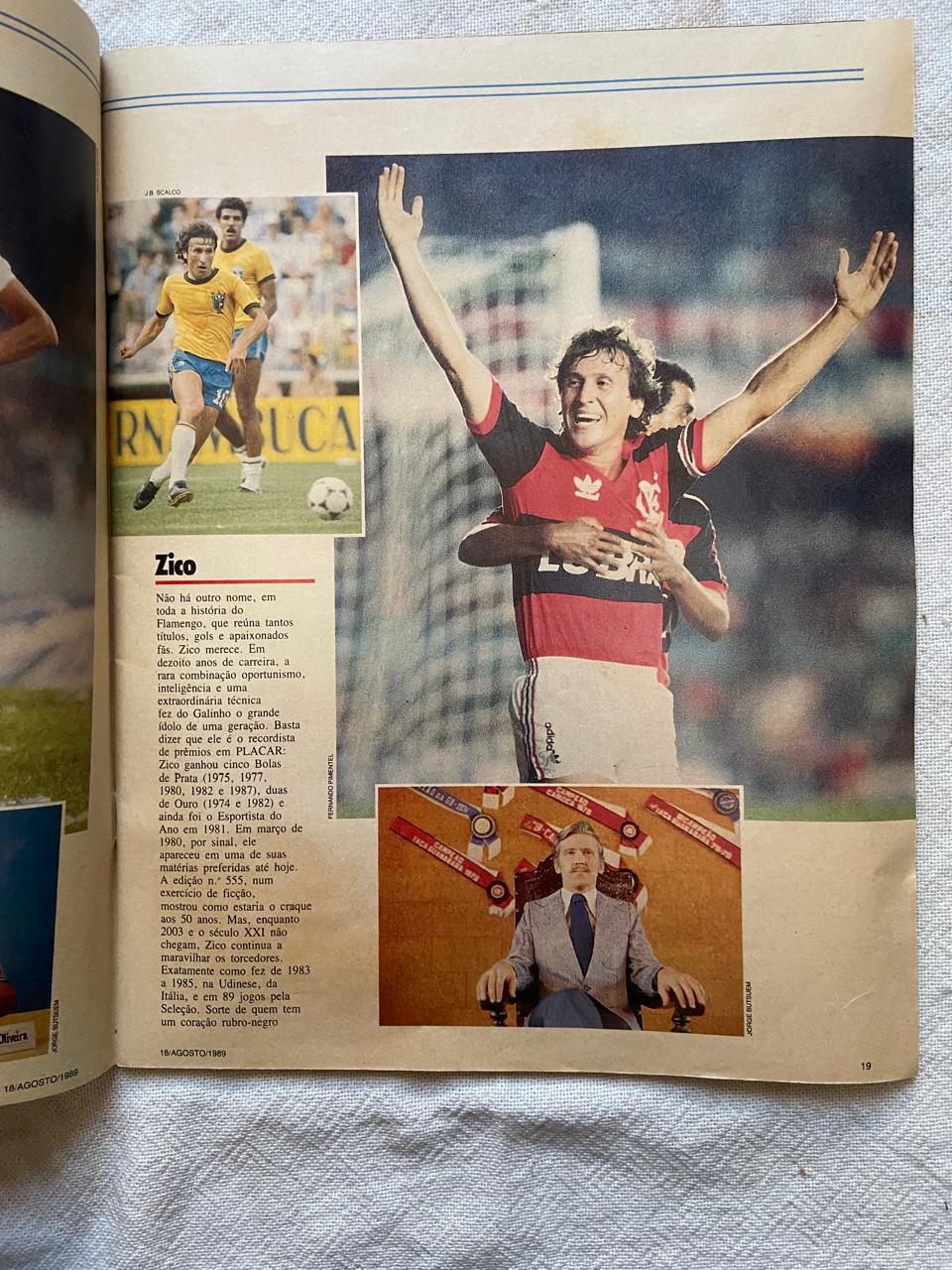 Revista Placar Edição Histórica Agosto De 1989 Número 1000 (Usado)