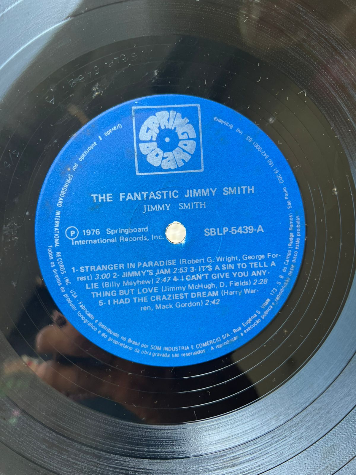 Lp Jimmy Smith The Fantastic Jimmy Smith 1976 (Usado)
