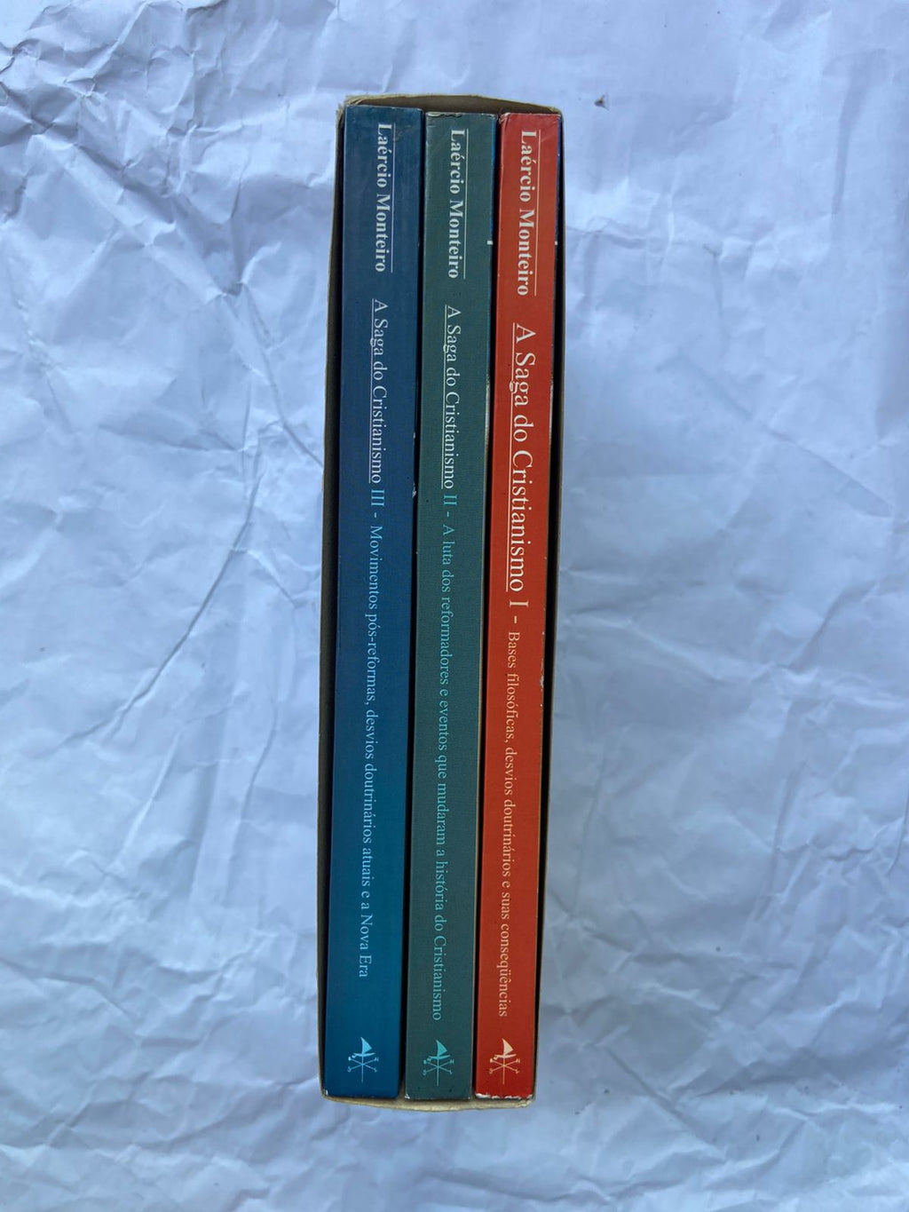 Livro A Saga Do Cristianismo Laercio Monteiro Box 3 Vol 2002 (Usado)