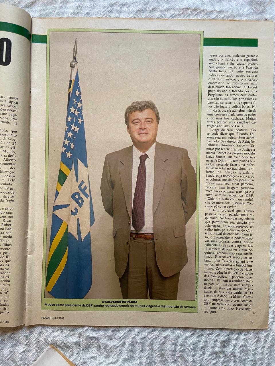 Revista Placar Mais 27 Janeiro 1989 Número 972 (Usado)