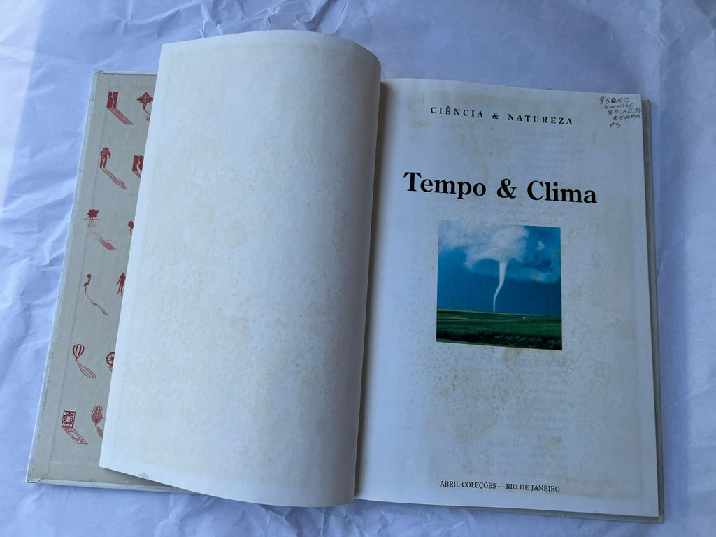 Livro Tempo E Clima Ciência E Natureza Coleção Time Life (Usado)