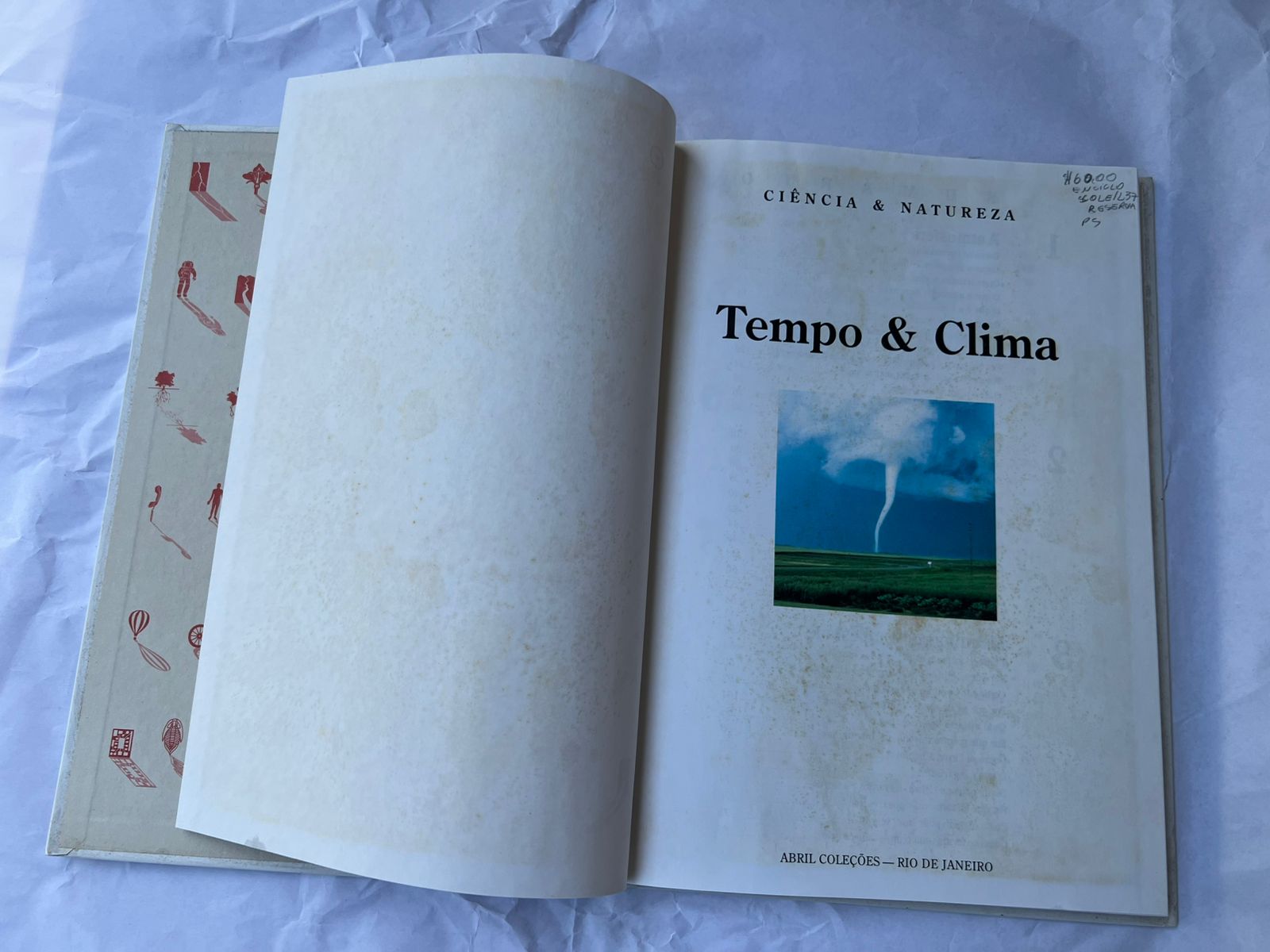 Livro Tempo E Clima Ciência E Natureza Coleção Time Life (Usado)