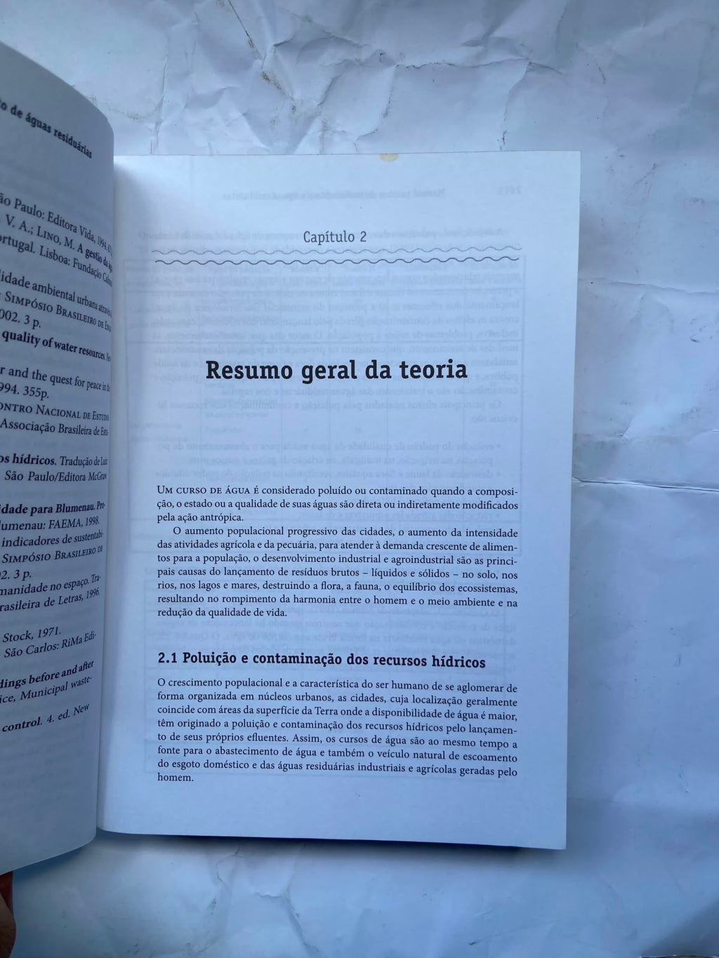 Livro Manual Prático De Tratamento De Água Residuarias 2008 (Usado)