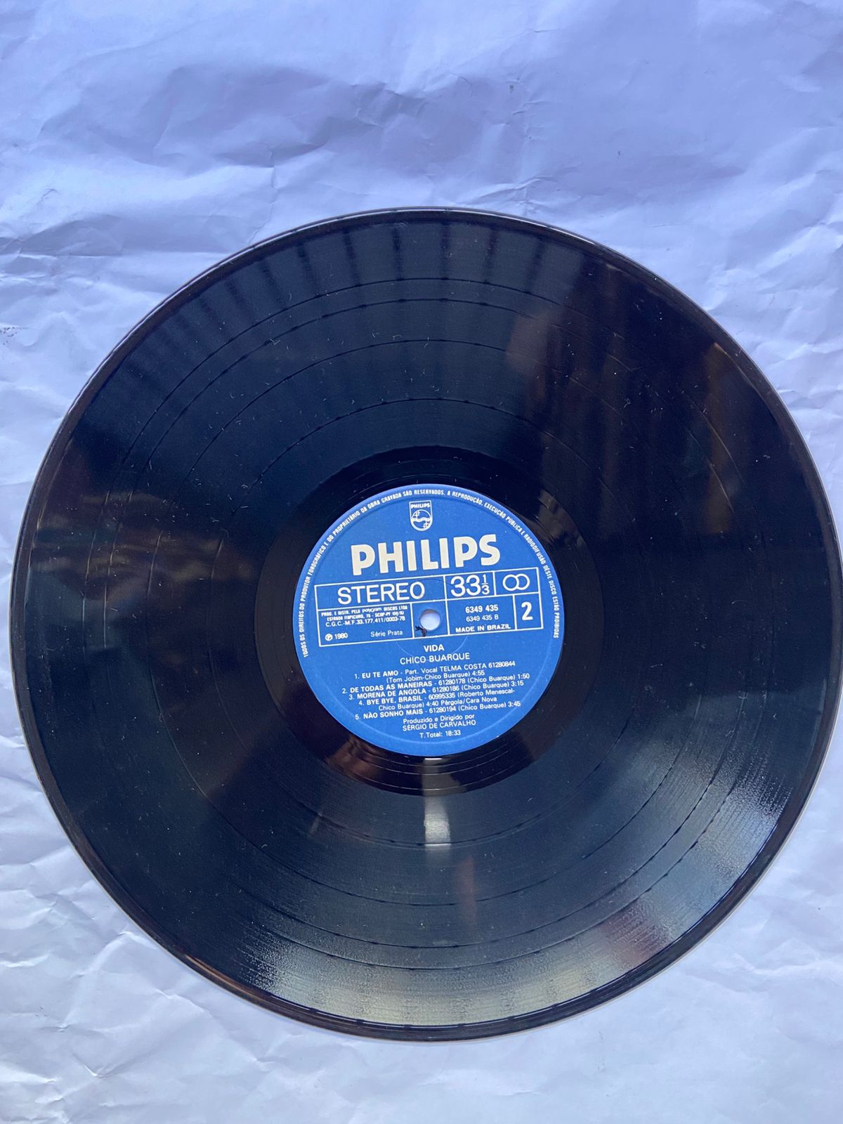 Lp Chico Buarque Vida 1980 (Usado)
