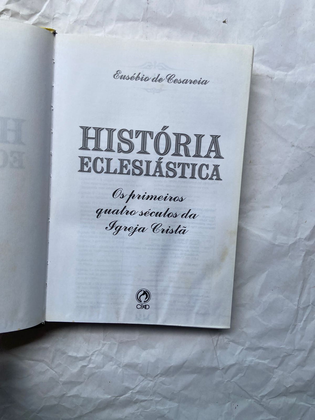 Livro História Eclesiástica 1999 (Usado)