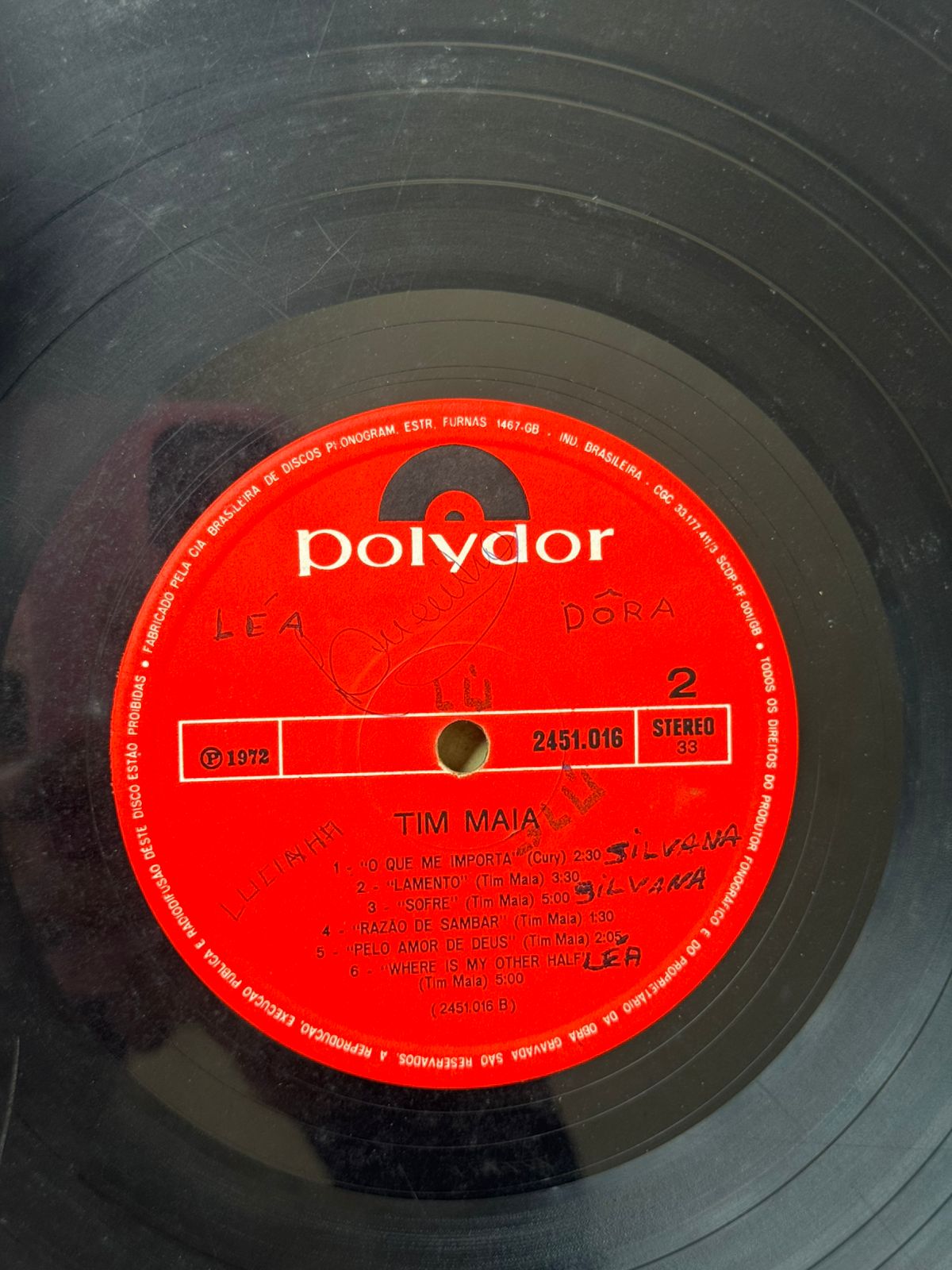 Lp Tim Maia 1972 (Usado)