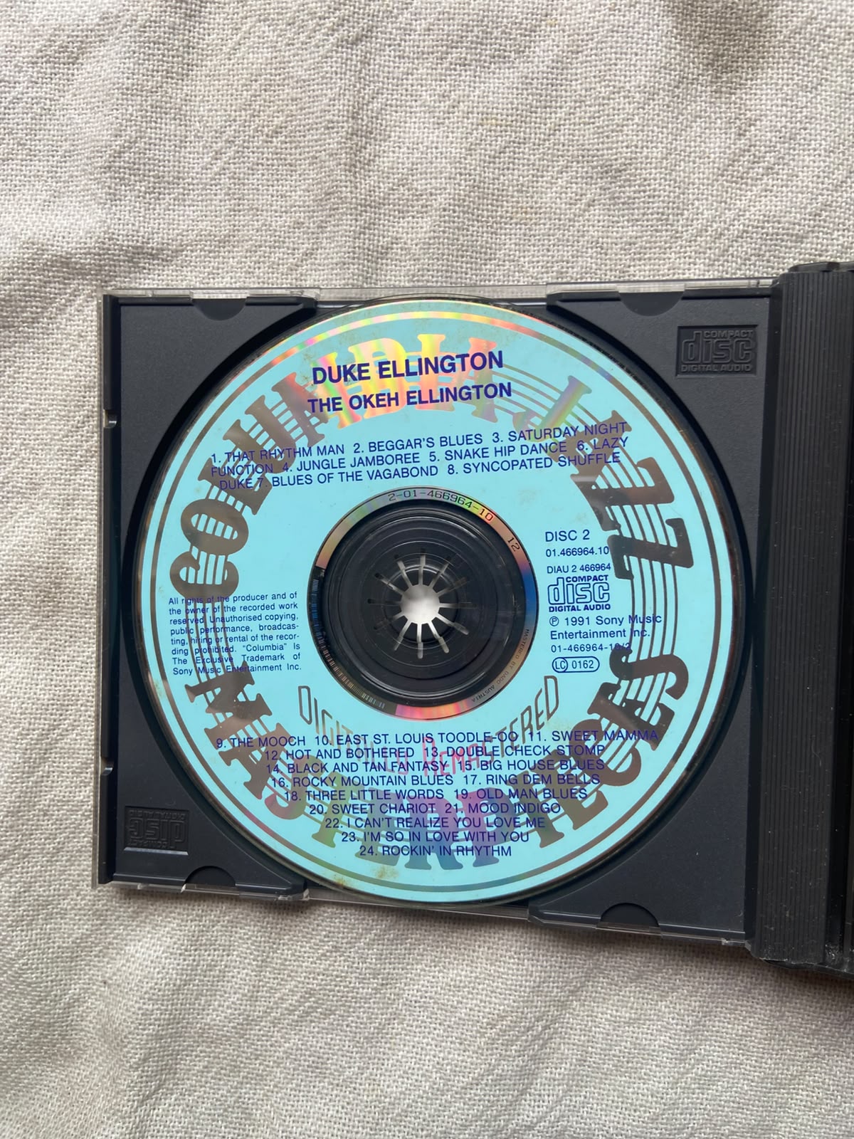 Cd The Okeh Ellington Box Dois Discos 1991 (Usado)