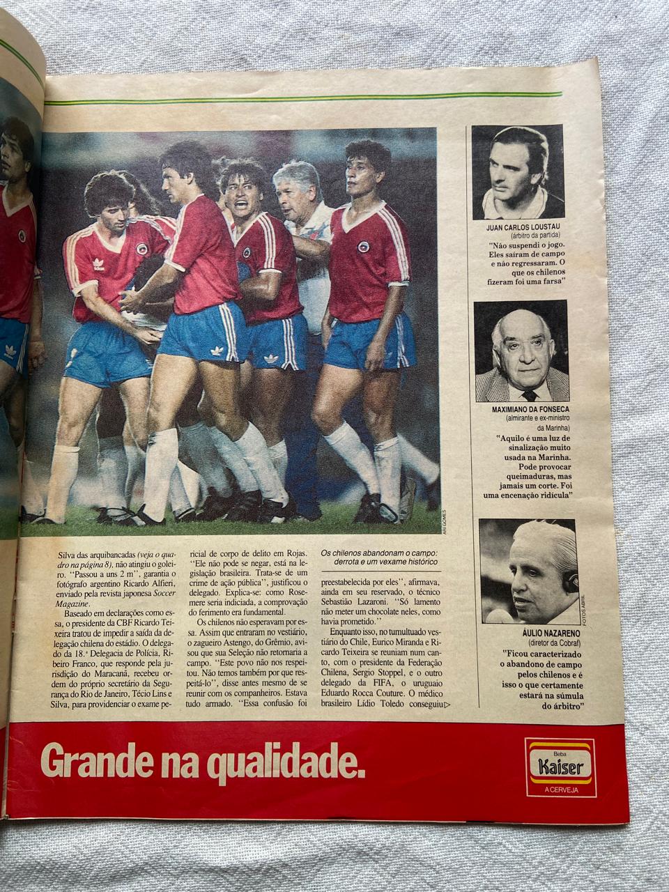Revista Placar Edição Especial 8 Setembro 1989 N 1004 com post (Usado)