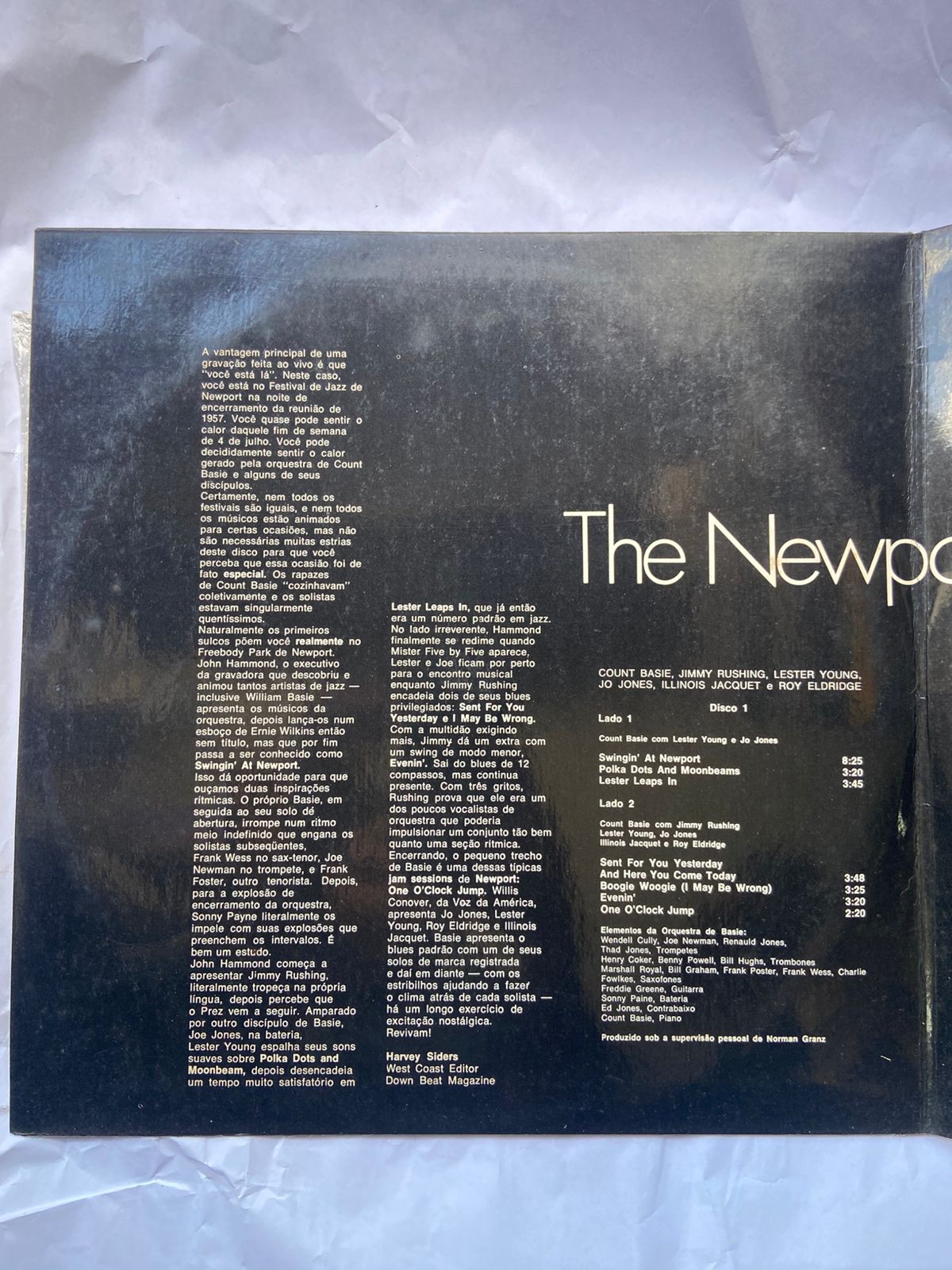 Lp Jazz History The Newport Years Ll 1974 Vol 19 (Usado)