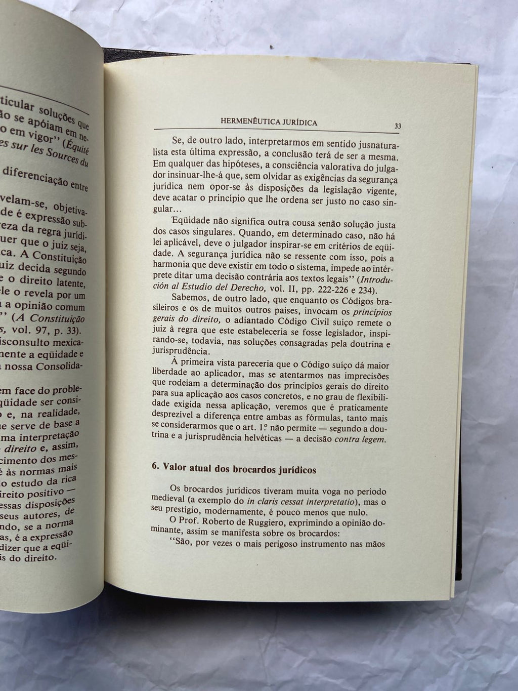 Livro Hermenêutica Jurídica Seus Princípios Fundamentais (Usado)