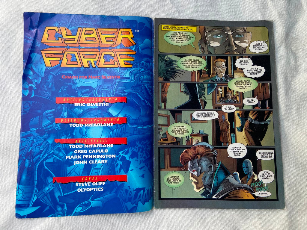 Gibi Cyber Force 13 Todd Mcfarlane Outubro 1997 (Usado)