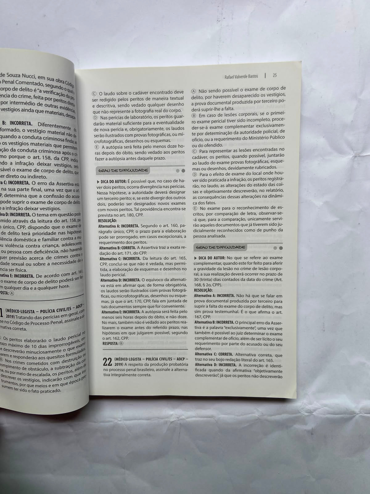 Livro Médico Legista Preparatório Para Concurso 2 Edição (Usado)