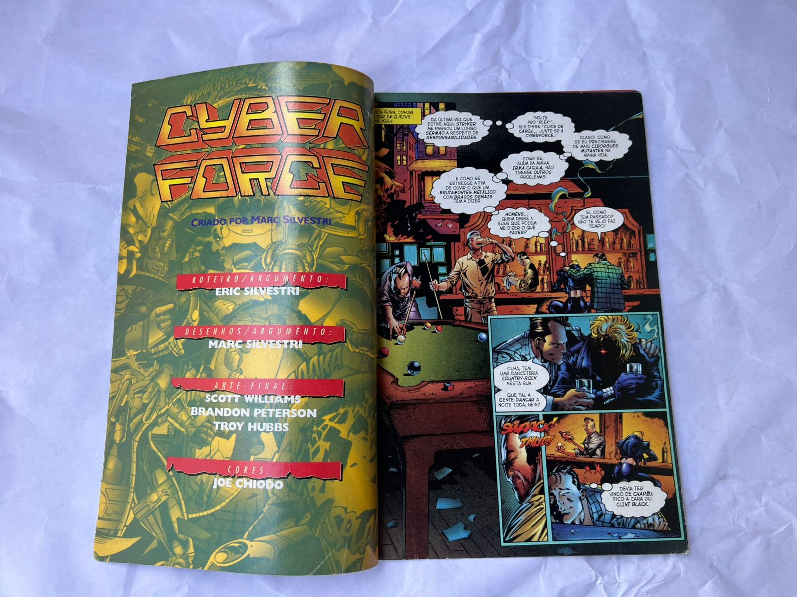 Gibi Cyber Force 10 Marc Silvestri Julho 1997 (Usado)