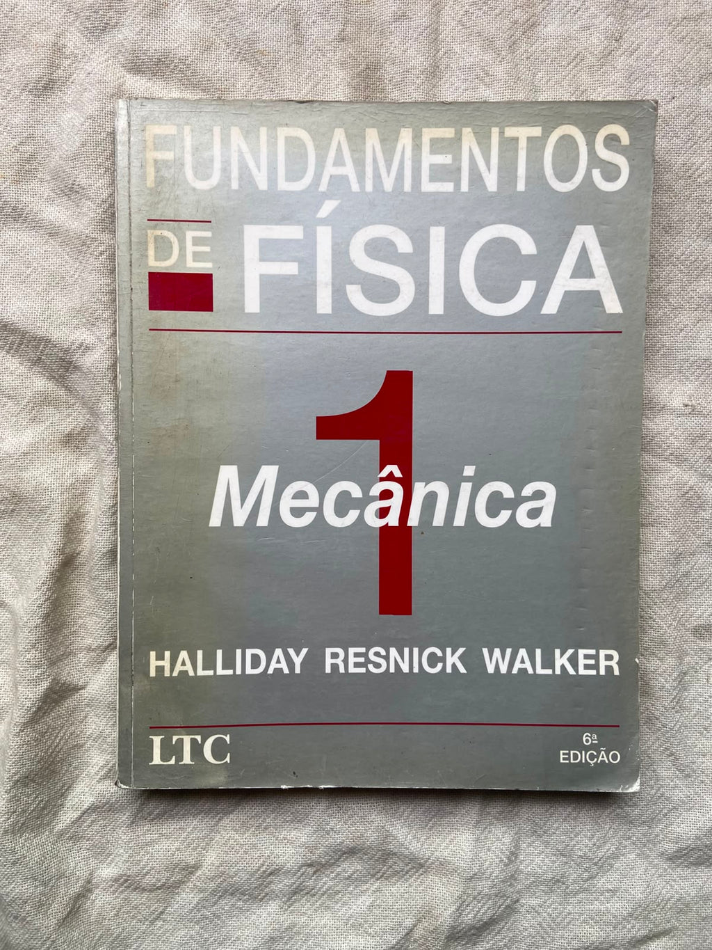 Livro Fundamentos De Física 1 Mecânica 6 Edição 2002 (Usado)