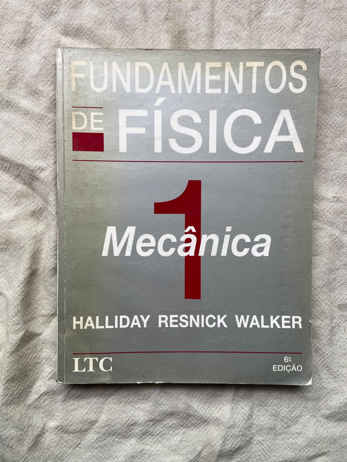 Livro Fundamentos De Física 1 Mecânica 6 Edição 2002 (Usado)