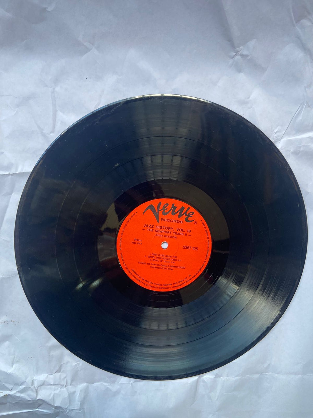Lp Jazz History The Newport Years Ll 1974 Vol 19 (Usado)