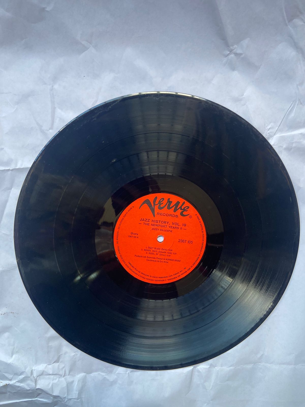 Lp Jazz History The Newport Years Ll 1974 Vol 19 (Usado)