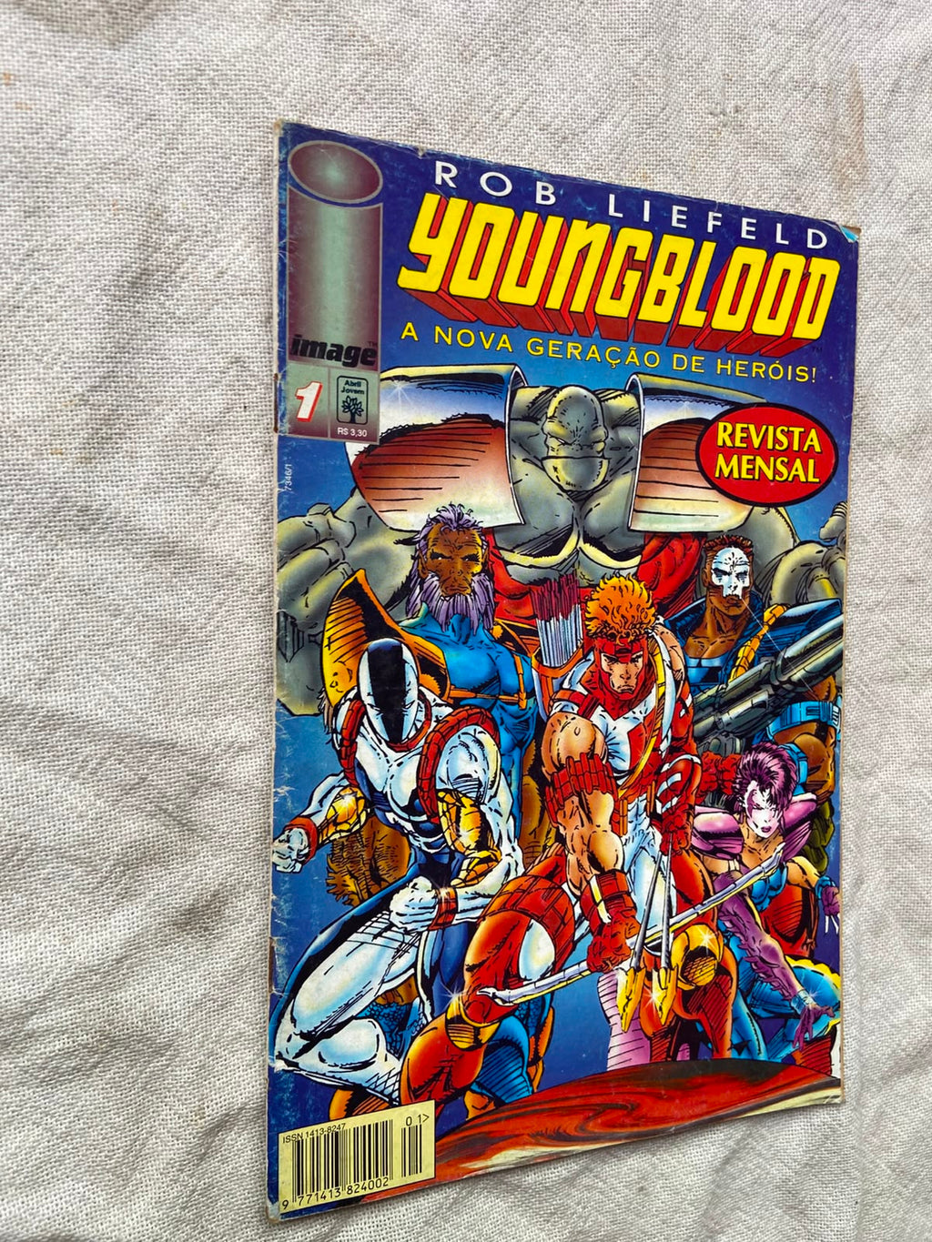 Gibi Youngblood 1 A Nova Geração De Heróis Rob Liefeld 1996 (Usado)