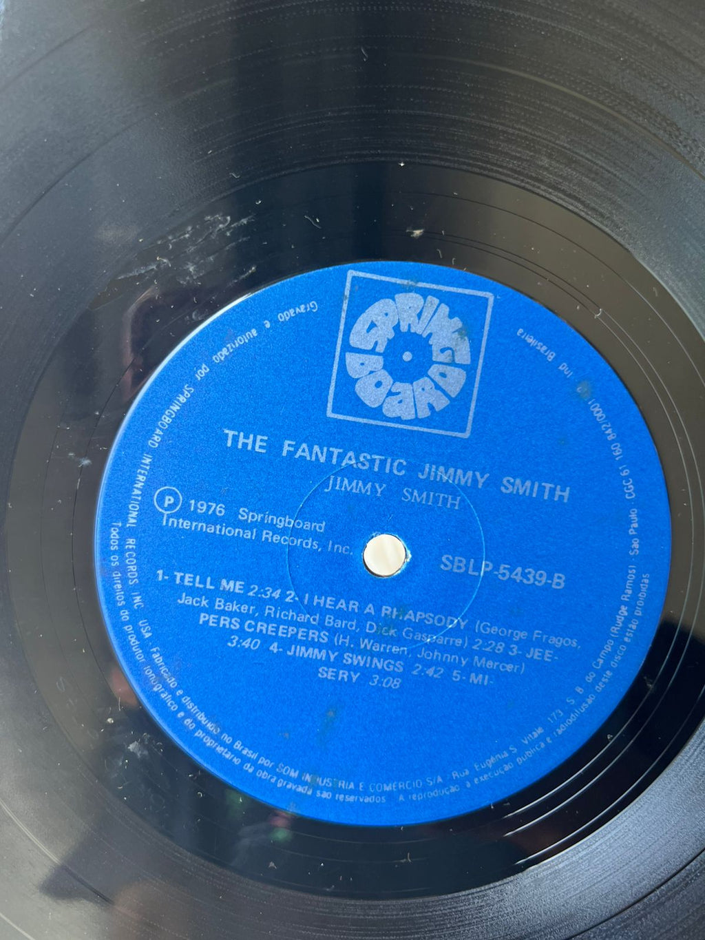 Lp Jimmy Smith The Fantastic Jimmy Smith 1976 (Usado)