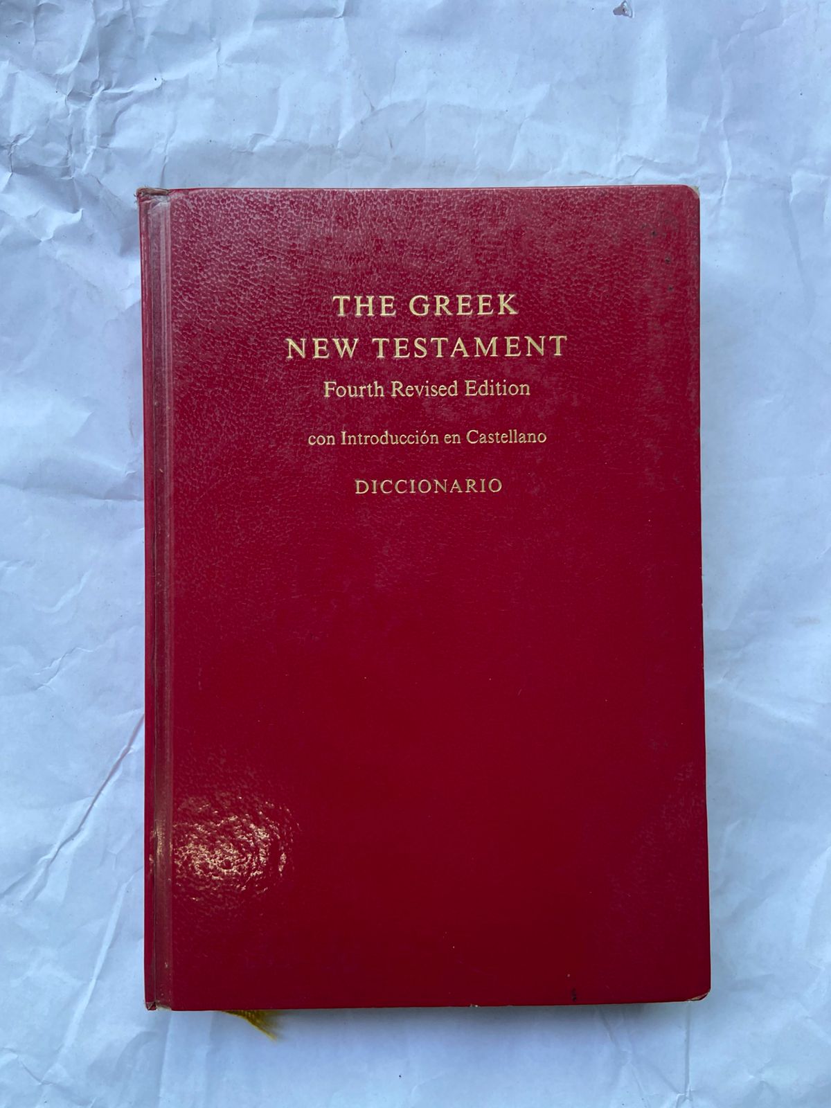 The Greek New Testament Fourth Edition Diccionario 1983 (Usado)