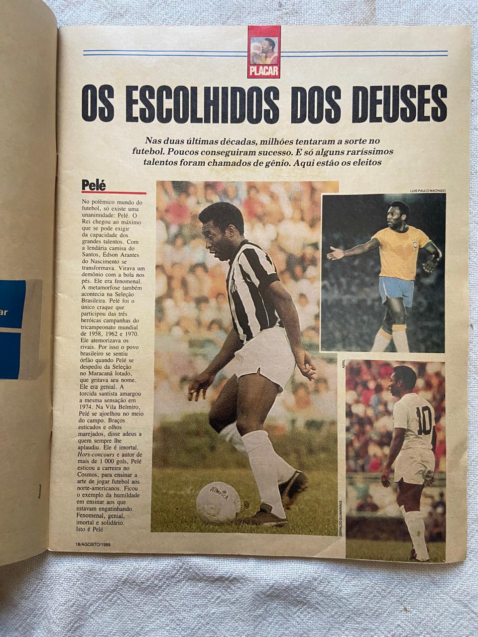 Revista Placar Edição Histórica Agosto De 1989 Número 1000 (Usado)