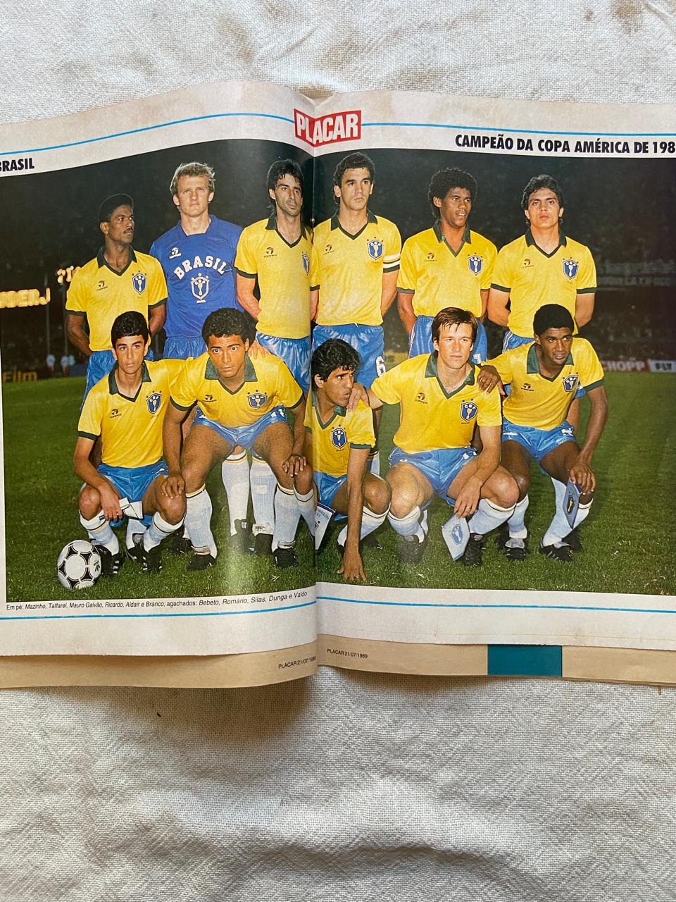 Revista Placar 21 De Julho 1989 Número 996 (Usado)