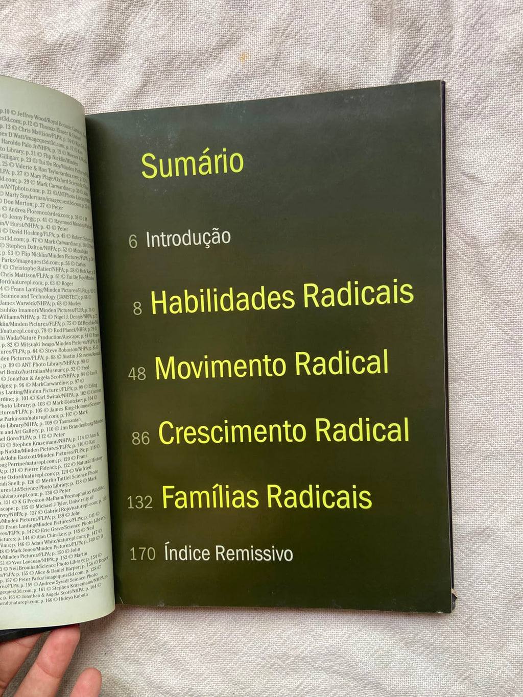 Livro Natureza Radical Capa Dura 2007 (Usado)