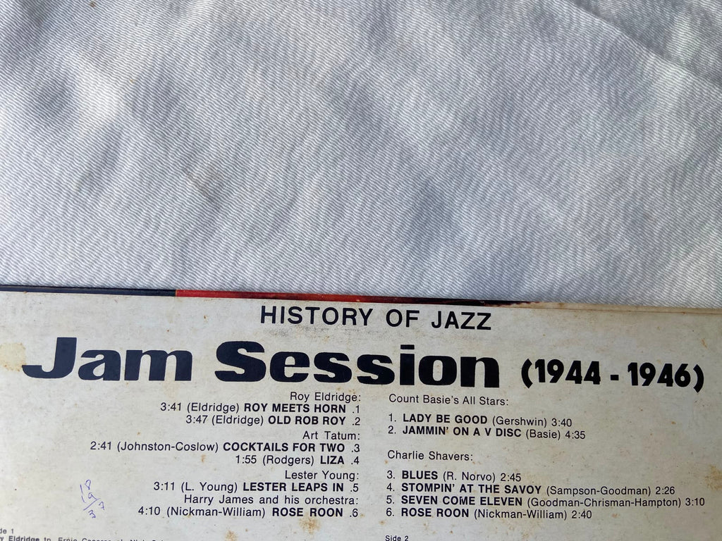 Lp Jam Sessions 1944 1946 History Of Jazz 1971 (Usado)