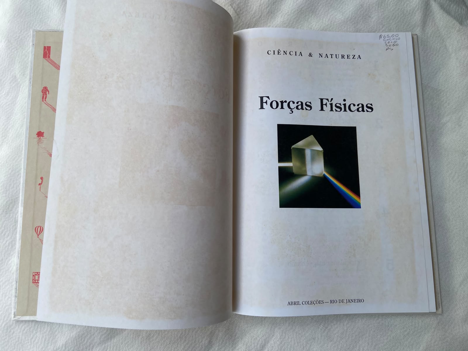 Livro Forças Físicas Ciência E Natureza Coleção Time Life (Usado)
