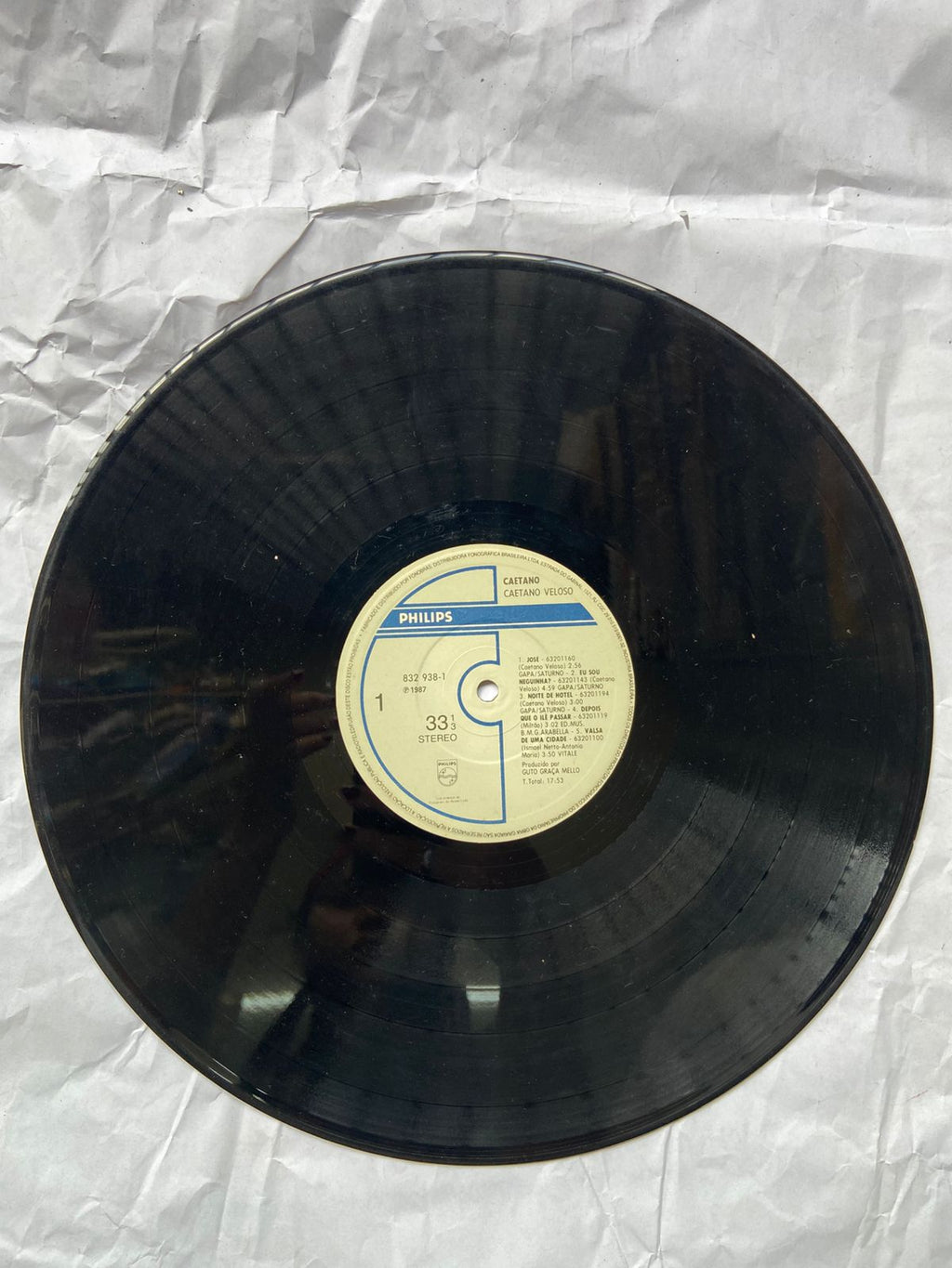 Lp Caetano Veloso Caetano 1987 (Usado)
