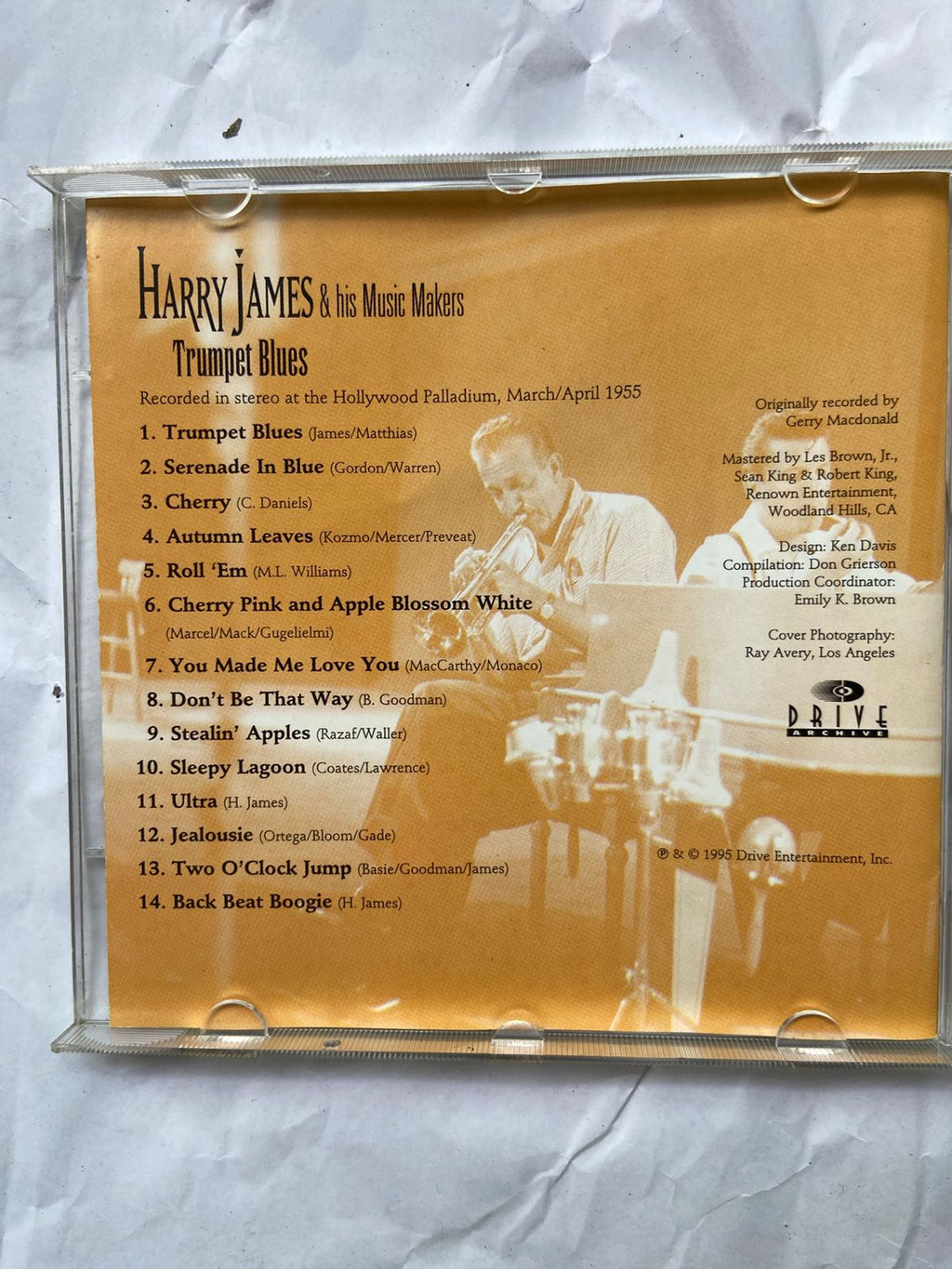 Cd Harry James E His Music Makers Trumpet Blues 1995 (Usado)