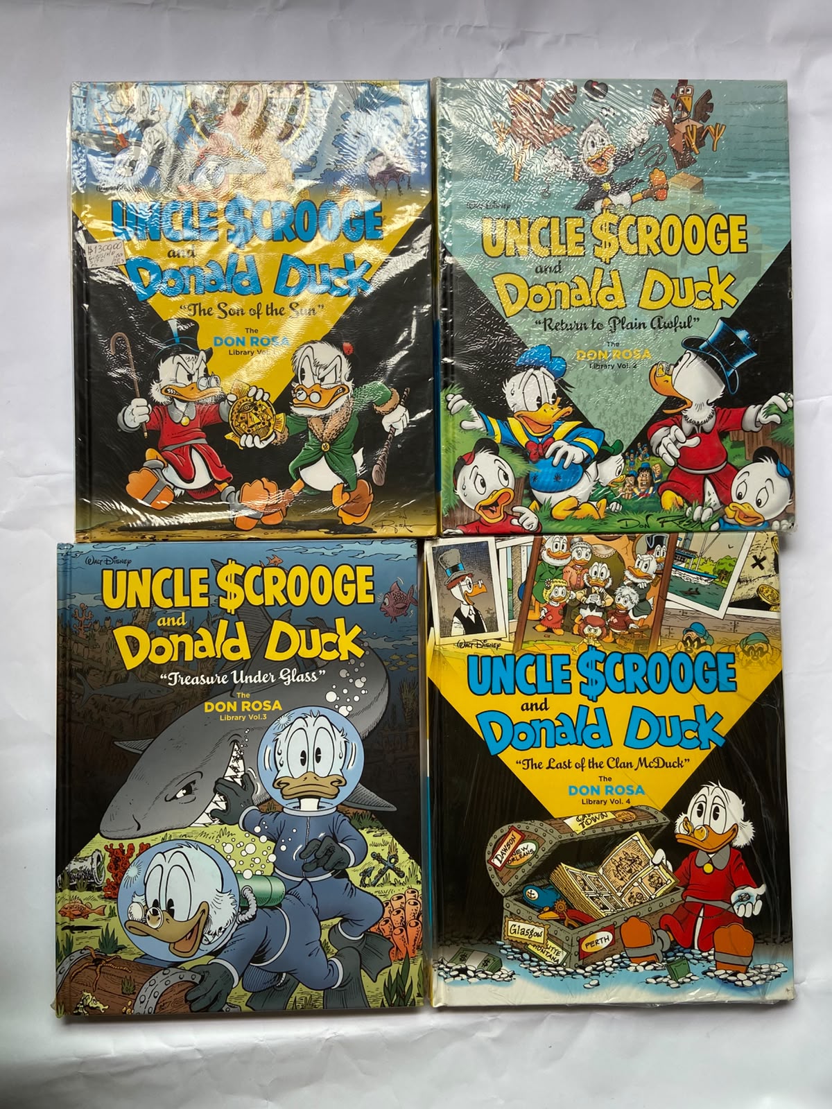 Gibi Uncle Scrooge And Donald Dock Coleção 10 Vol Don Rosa (Usado)
