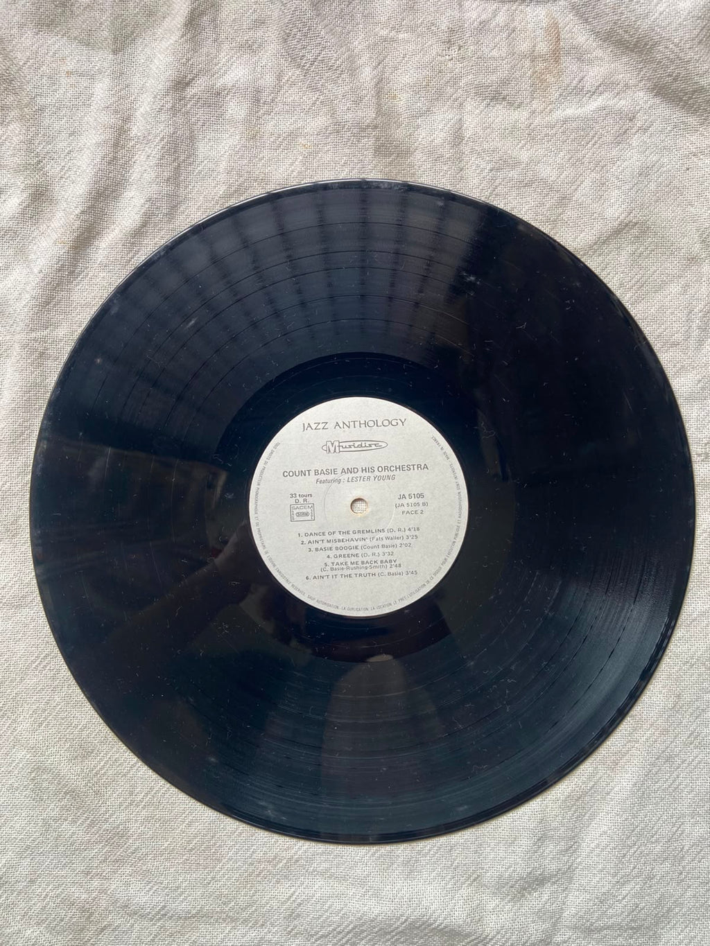 Lp Caunt Basie With Lester Young 1944 (Usado)