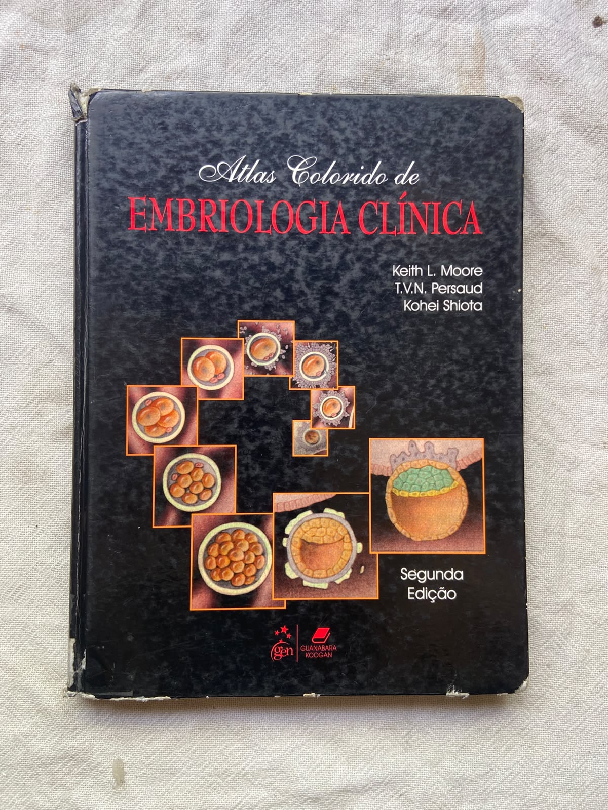 Livro Atlas Colorido De Embriologia Clínica 2 Edição (Usado)