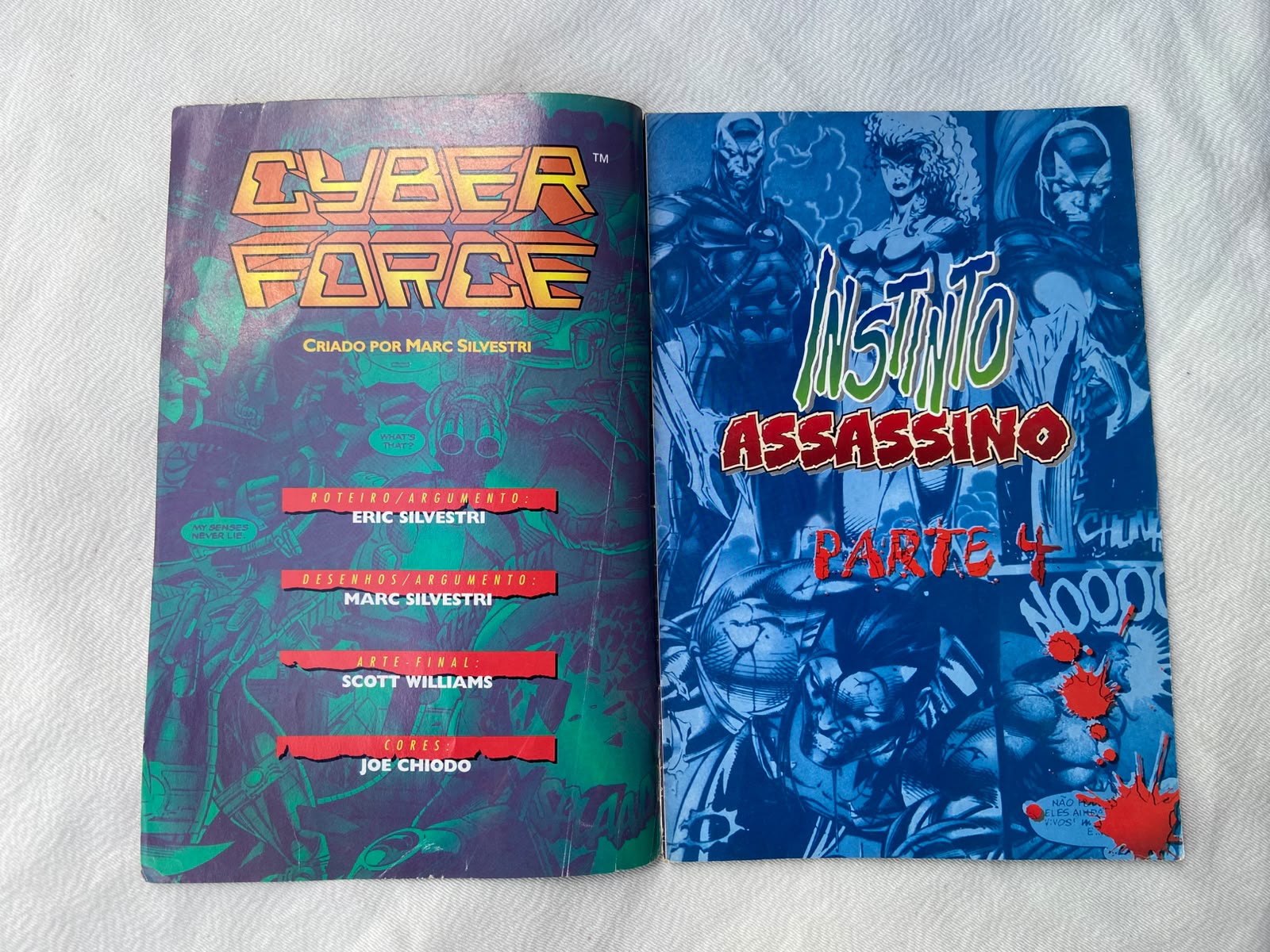 Gibi Cyber Force 7 Marc Silvestri Abril 1997 (Usado)
