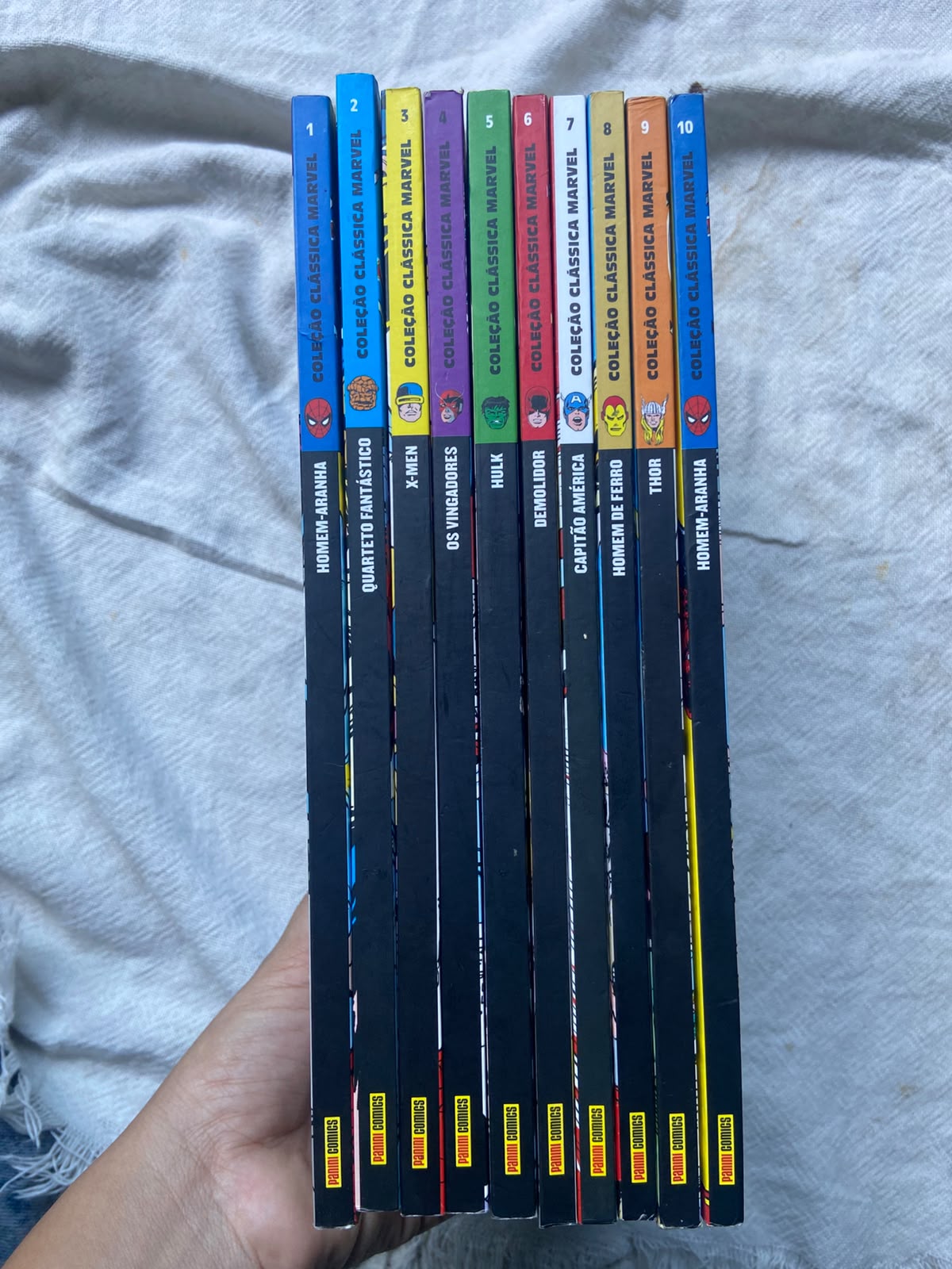 Hq Coleção Clássica Marvel Box 10 Volumes 2021