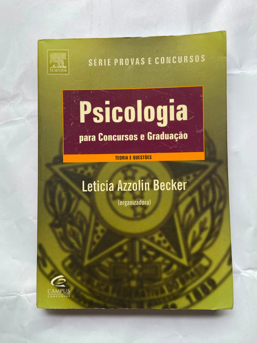 Livro Psicologia Para Concursos E Graduação (Usado)