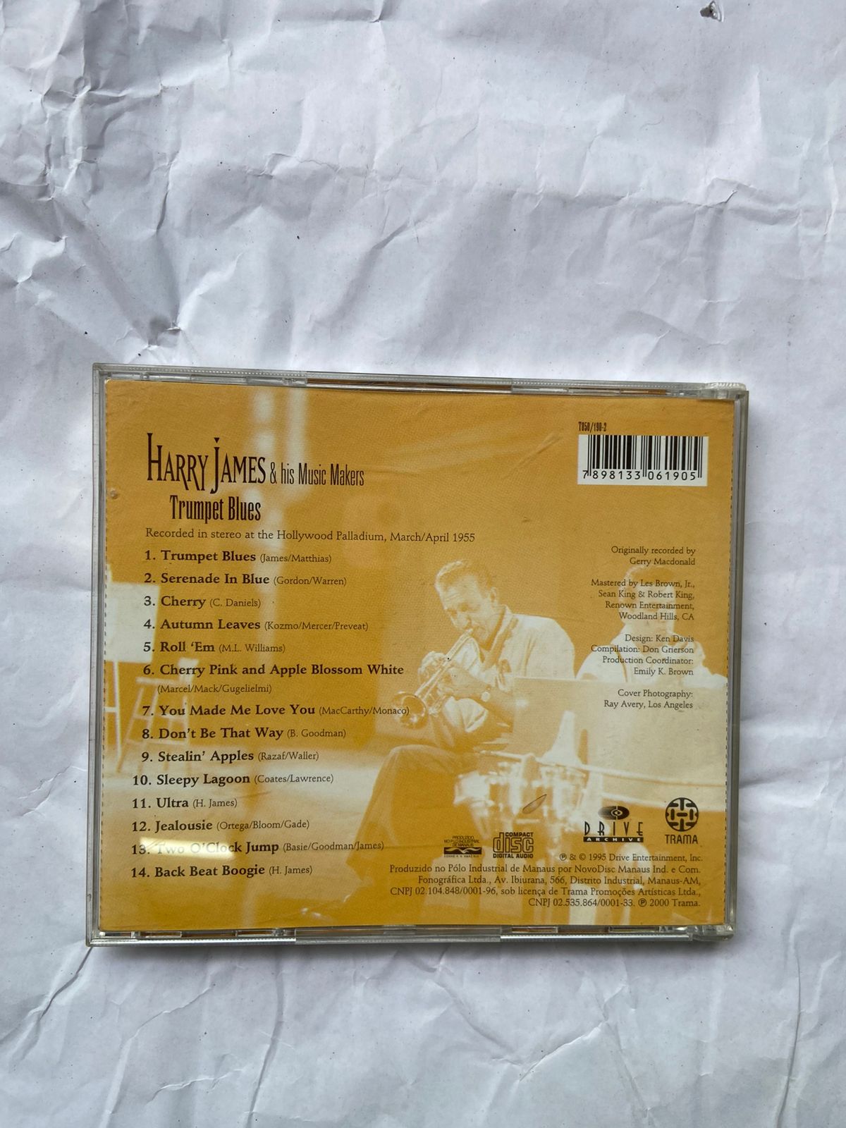 Cd Harry James E His Music Makers Trumpet Blues 1995 (Usado)