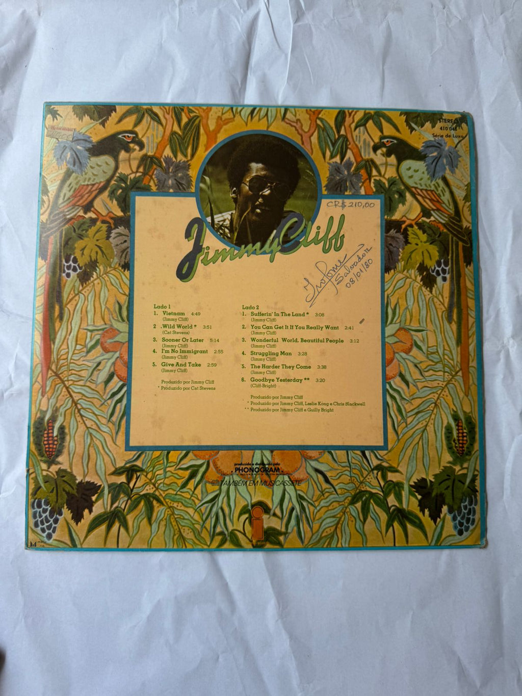 Lp The Best Of Jimmy Cliff 1977 (Usado)