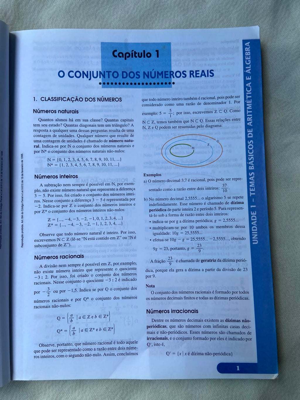 Livro Matemática Manoel Paiva Coleção Base Vol Único (Usado)